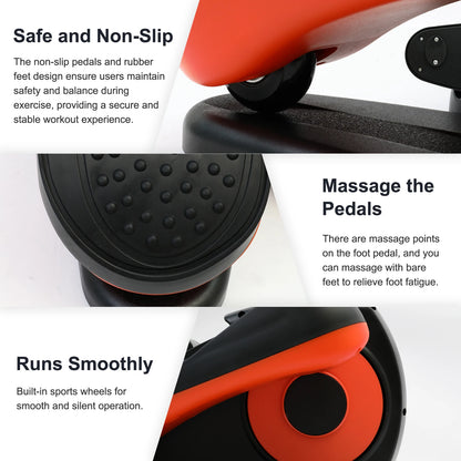 Under-Desk Elliptical Exerciser Pedal with Remote Control