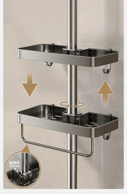 Bathroom Shower Shampoo Organizer Storage Shelf