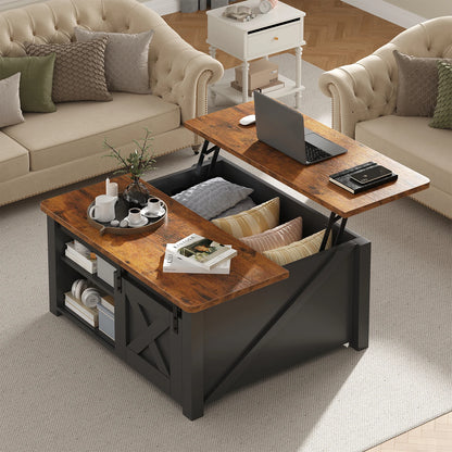 31.5IN Wood Lift Top Coffee Table