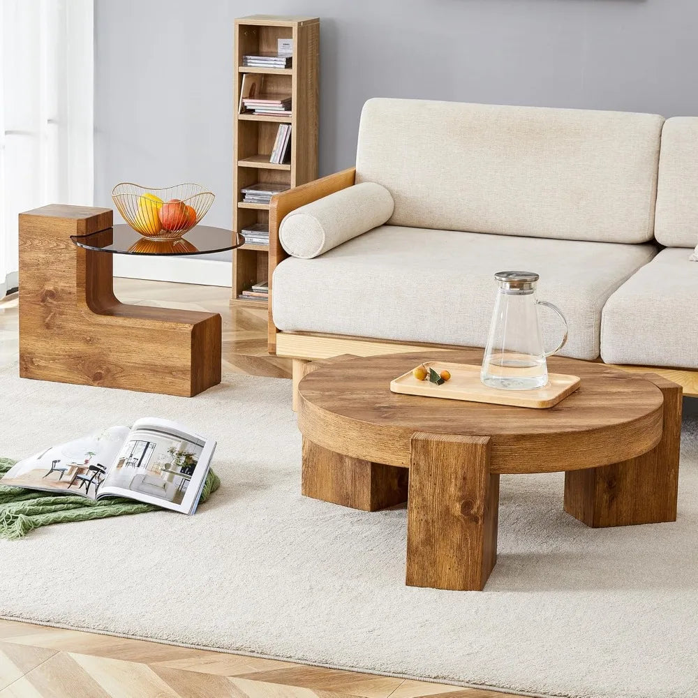 2 in 1 Detachable Small Center Table Set