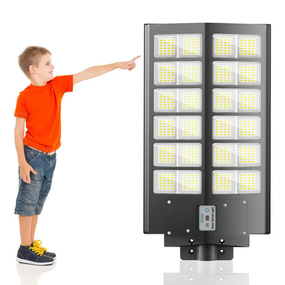 6000-watt solar streetlights with motion sensors
