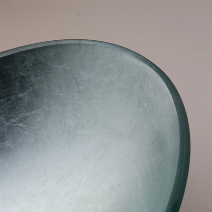 Tempered Glass Washbasin with Waterfall Faucet
