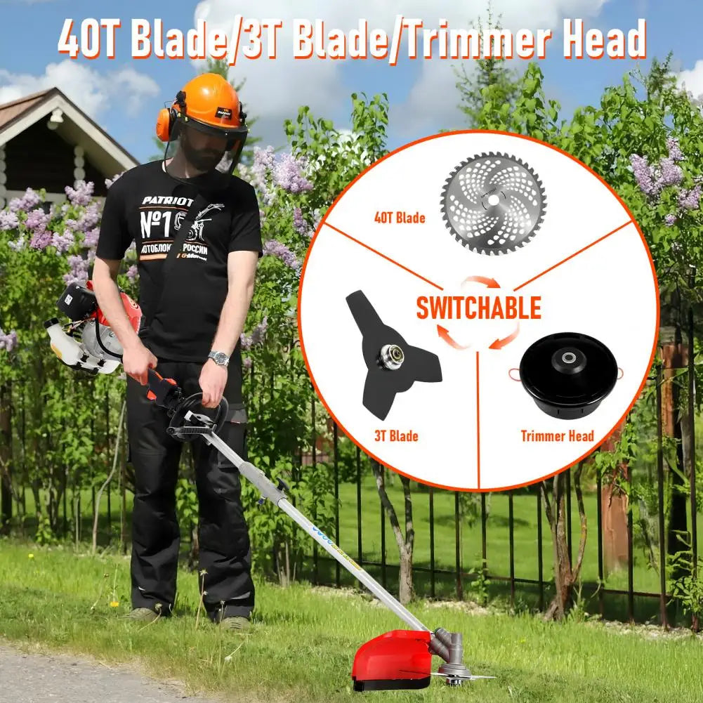 2-Stroke Strong Powerful Grass Strimmer with Adjustable Angle