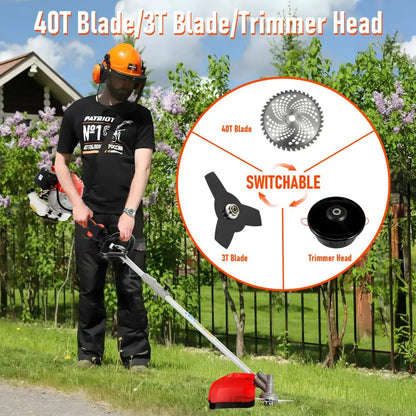 2-Stroke Strong Powerful Grass Strimmer with Adjustable Angle