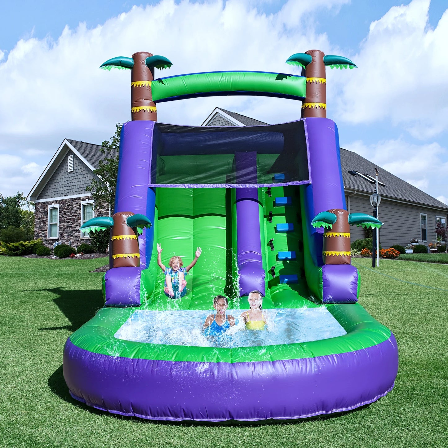 Children's Playground Inflatable water slide
