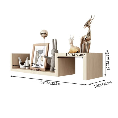 2 PCS floating shelfs