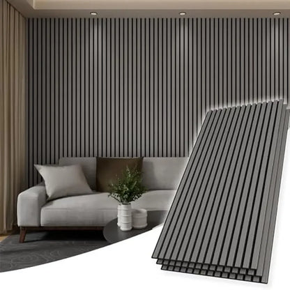 47.2"x23.6" Wooden 3D Fluted Sound Absorbing Wall Paneling