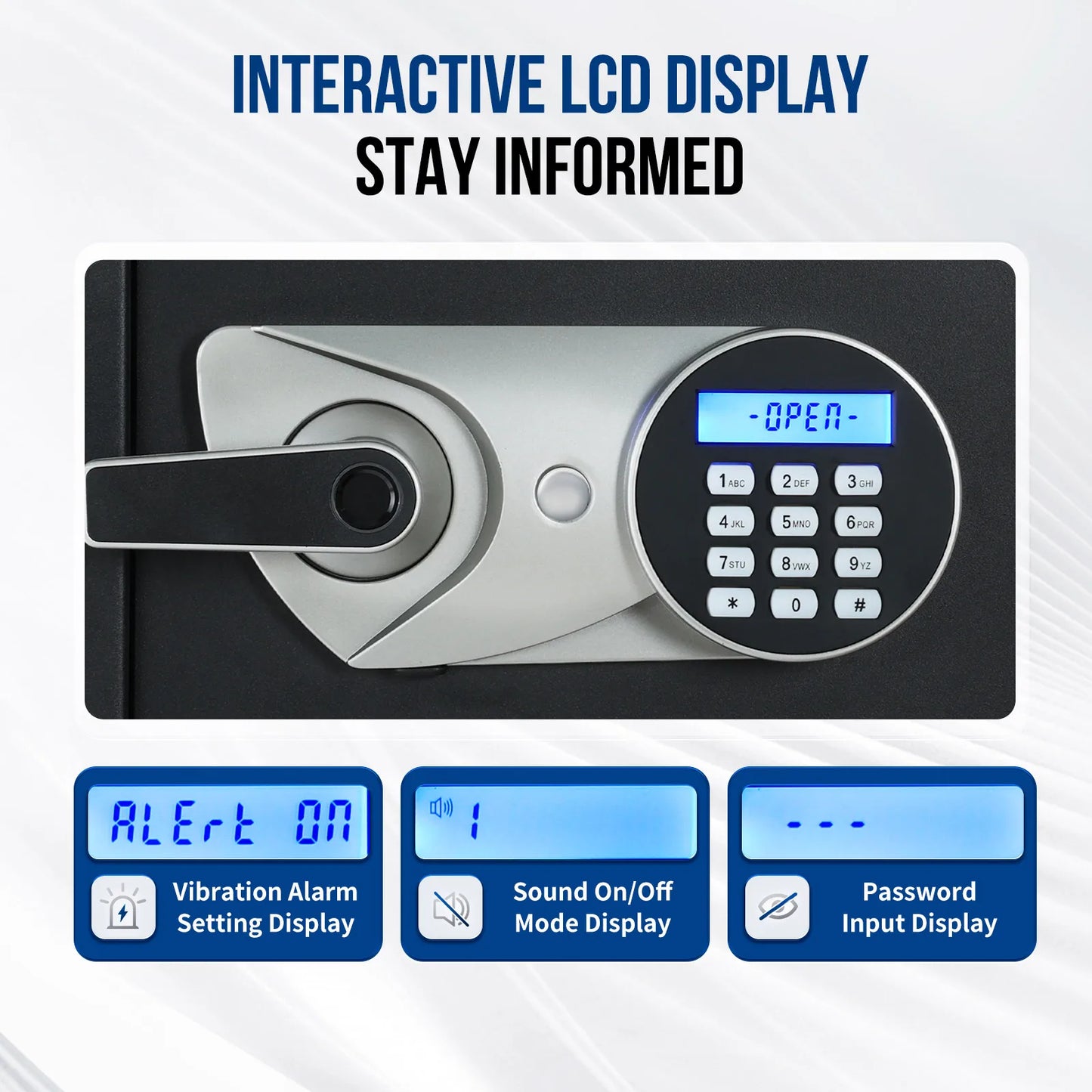 Fireproof Biometric Safe Box Hidden Design