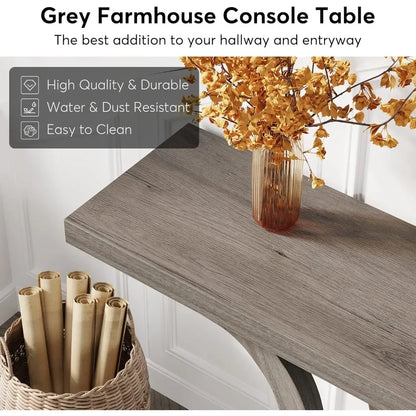 55 Inch Wood  Console Table