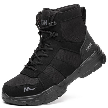 Men Steel Toe Shoes Puncture-Proof Sneakers