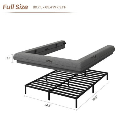 Full Queen King Cloud Platform Bed Frame