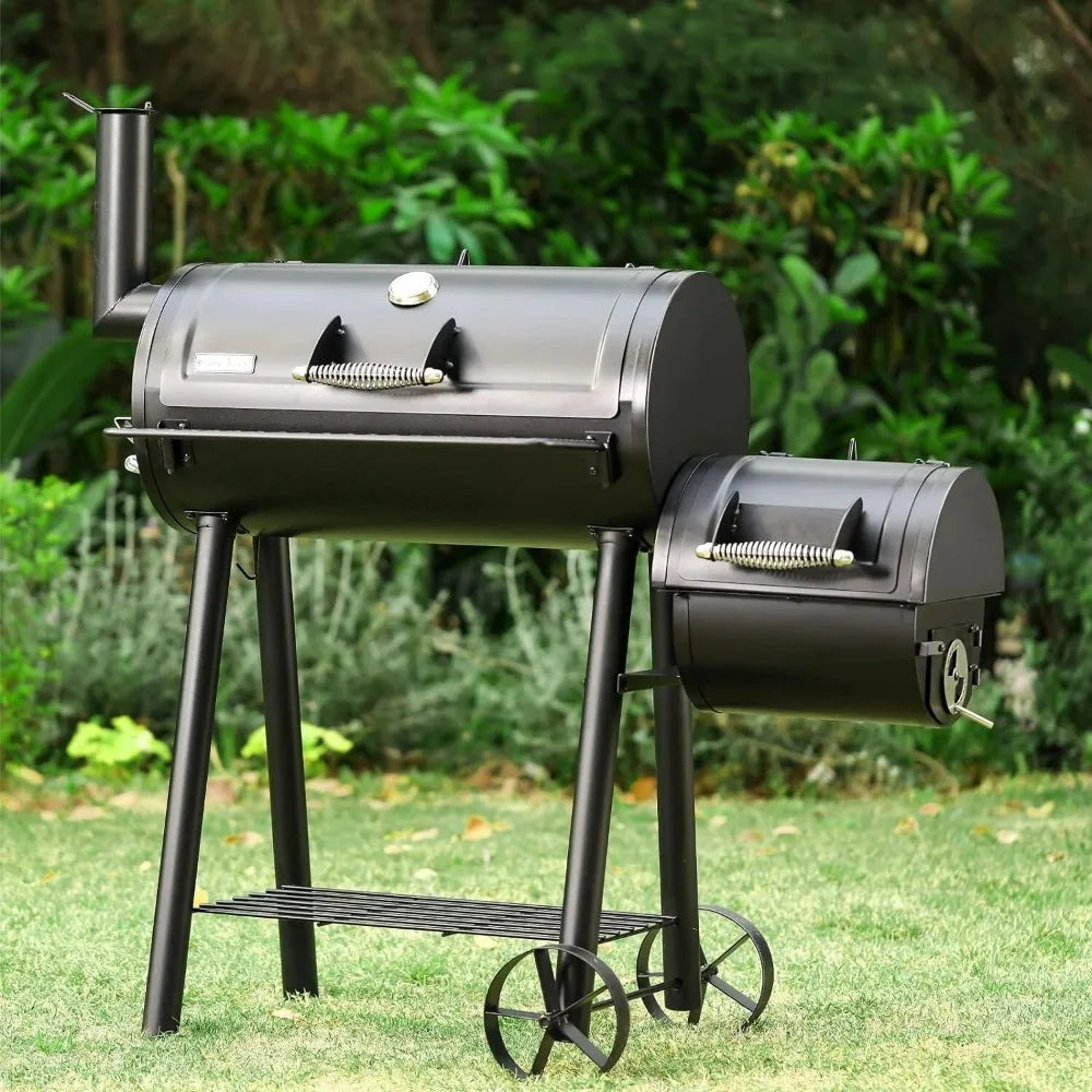 Outdoor Charcoal Grill Smoker with Large Cooking Area