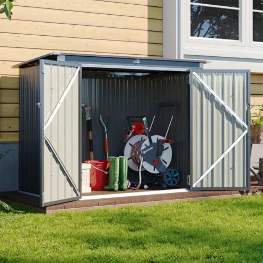 80 CU. FT Outdoor Storage Shed Organizer for trashcans