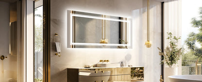 40x24 Inch LED Mirror with Front Light and Backlit