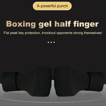 Breathable Half Finger Gel Boxing Gloves.