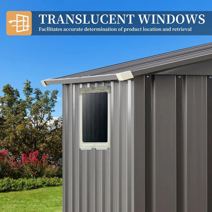 5 x 3 x 6 FT Outdoor Storage Shed, with Side Window