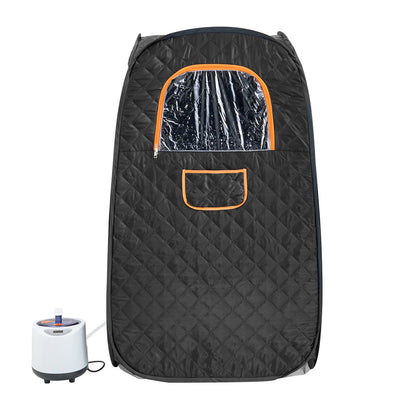 1200-Watt Compact Portable Steam Sauna Tent with Remote Control