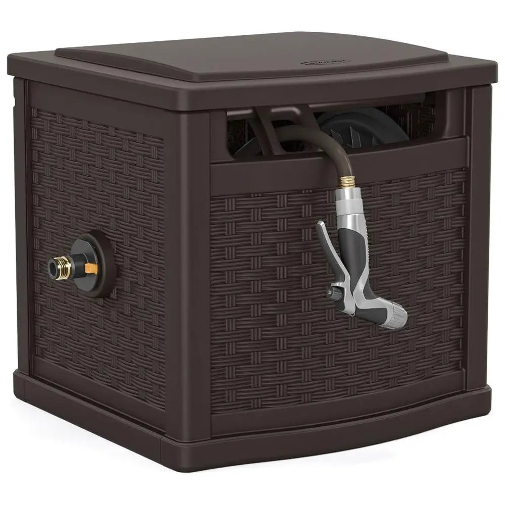 150FT Garden Water Hose Hideaway with Slide Trak Technology