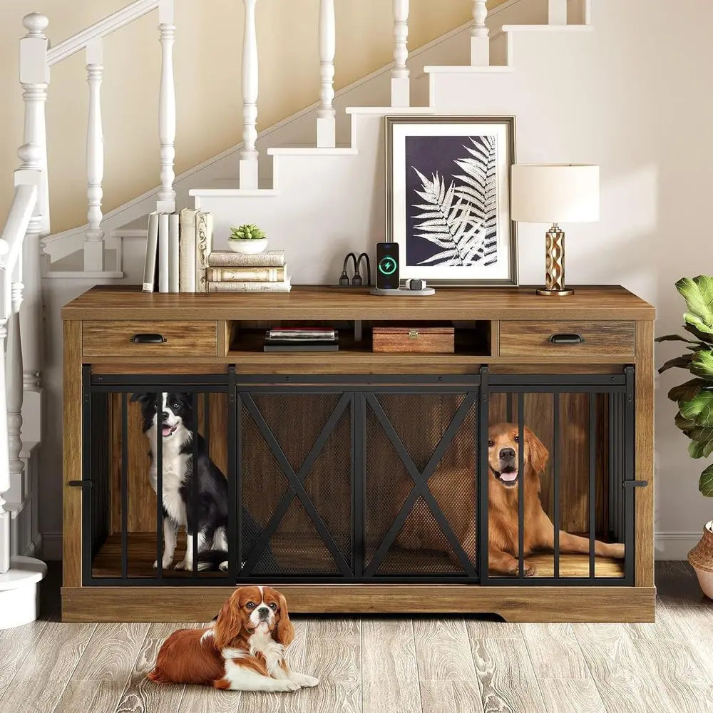 63 Inch Heavy Duty Wooden Cage Furniture