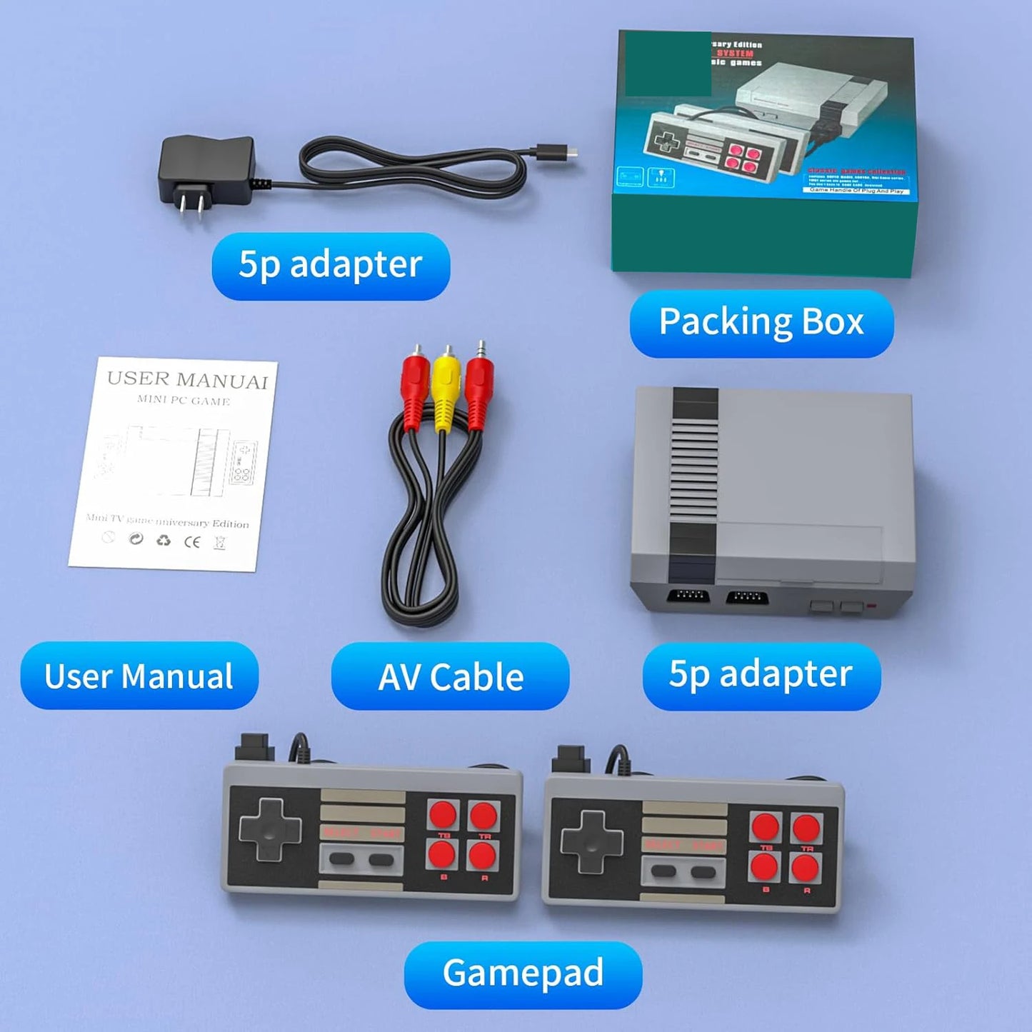 Retro Game Console, Classic Video Game System