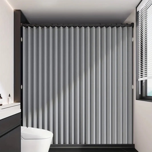Foldable Magnetic Shower Curtain