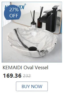 Tempered Glass Washbasin with Waterfall Faucet