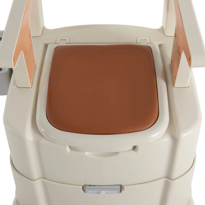 Bedside Commode Toilet with Sensor Night Light