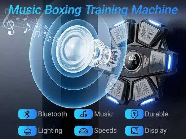 Musical boxing machine, suitable for both adults and children