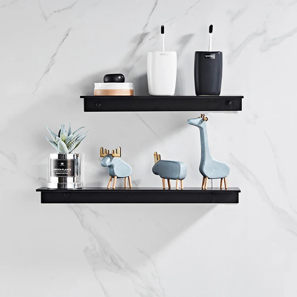 30/40/50CM Bathroom Shelf Aluminum Floating Shelves