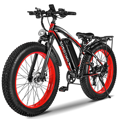 Electric Bike 26"x4.0 All Terrain 34MPH Mountain Bicycle