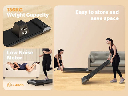 2.5HP Treadmills 2in1 Walking Running Fitness Exercise Machine