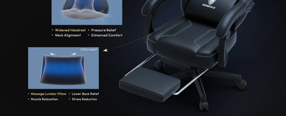 Gaming Chair with Pocket Spring Cushions