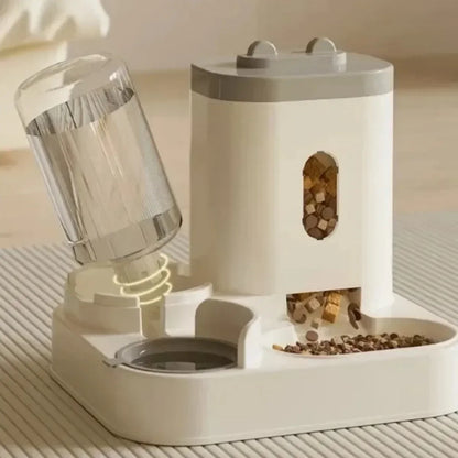 Automatic Feeder for Dogs, and Cats with Water Fountain