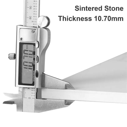Dining Table Stone Top with Metal Frame