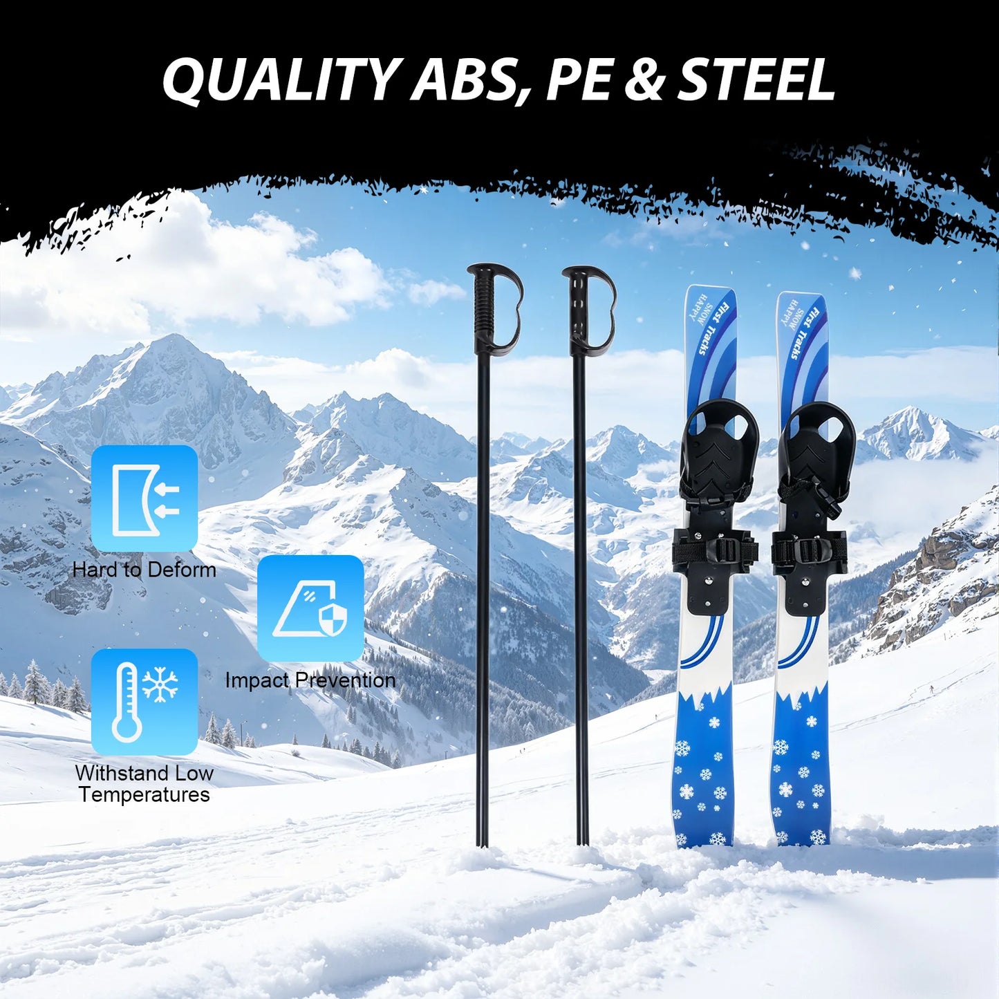 Kids Ski Board Set for Ages 2-8