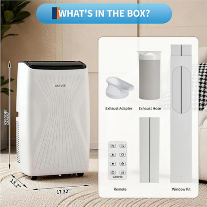 3-in-1 Portable 14,000 BTU Portable Air Conditioner