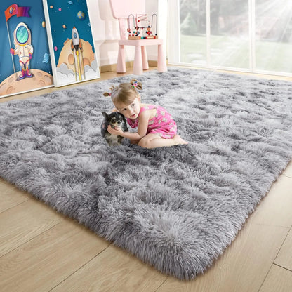 Fluffy Non-Slip Rugs for Hardwood Floors Room Decor