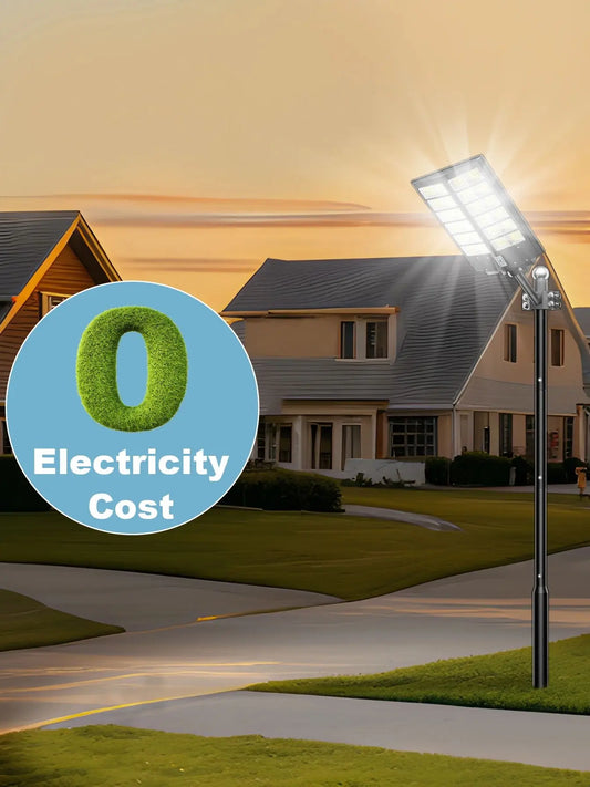6000-watt solar streetlights with motion sensors