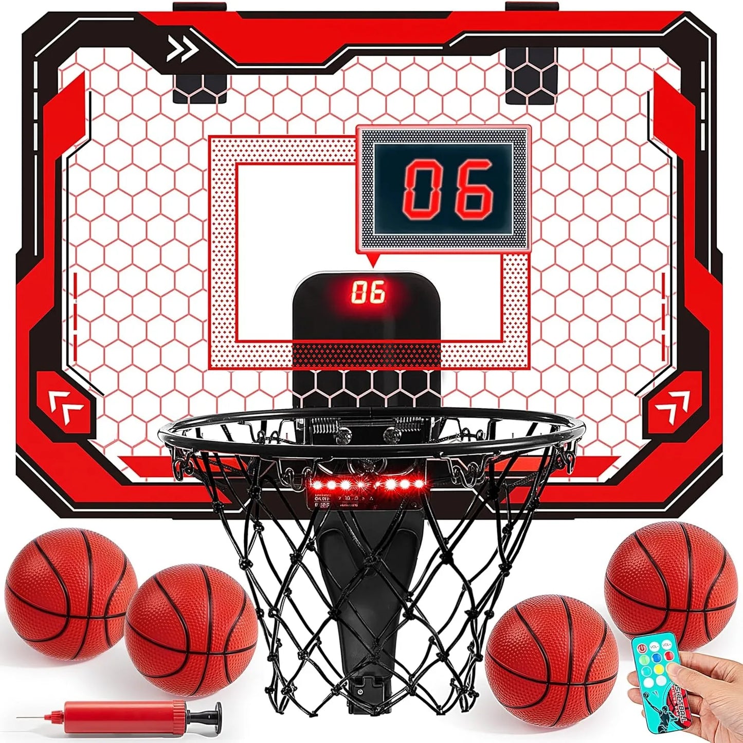 Over the Door Basketball Hoop for Kids