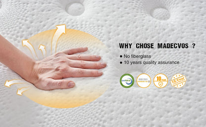 12\14\10 Inch Hybrid Mattress with Pocket Spring