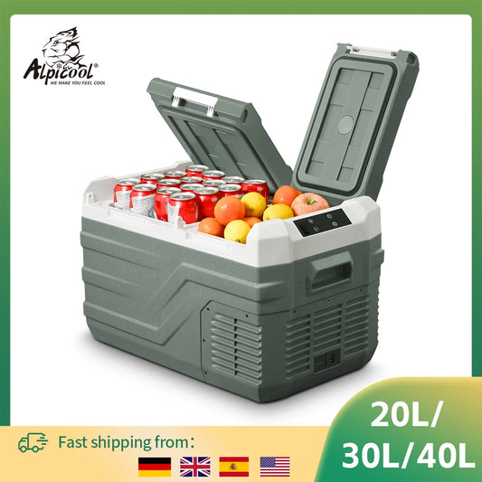 12V Portable Compressor Car Refrigerator Mini Fridge Freezer