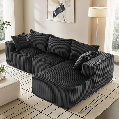 Cloud Sofa Living Room Bedroom Upholstered Sofa.