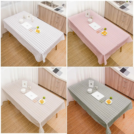 Rectangle Wipe Clean Party Tablecloth Cover
