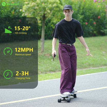 Electric Scooter Four-Wheel E-Scooter Top Speed 12Mph