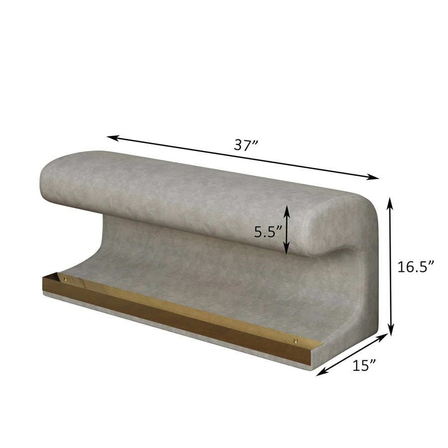 38.19 "storage Ottoman Bedroom End Bench