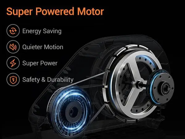 Quiet Portable Under Desk Elliptical for Seniors