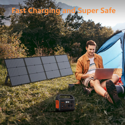 Portable Solar Charger 40V 220W Foldable Solar Panel Kit