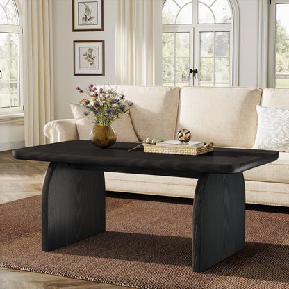 47.24-Inch Tribesigns Farmhouse Rectangular Coffee Table