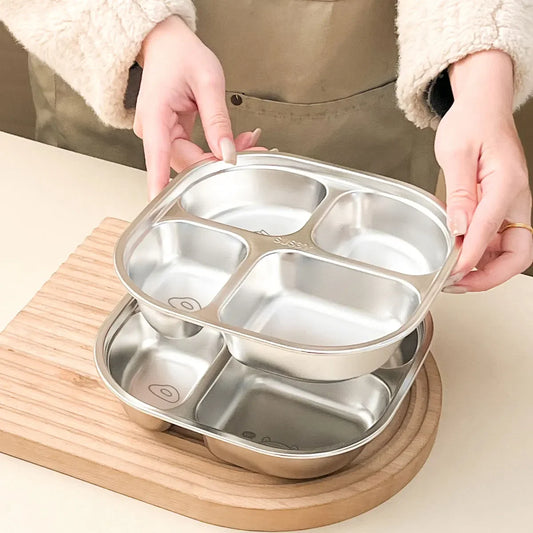 Reusable Square Divided Dinning Plates