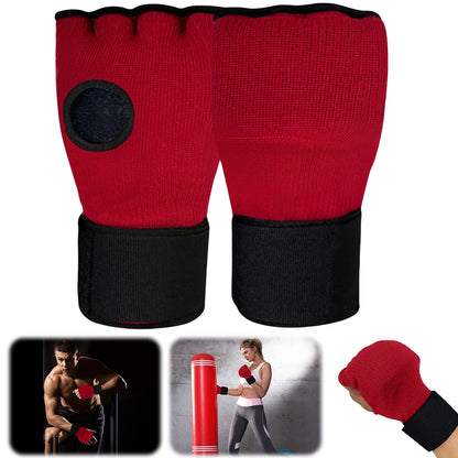 Hand wrapped Gel Boxing Gloves for Punching Speed Bag